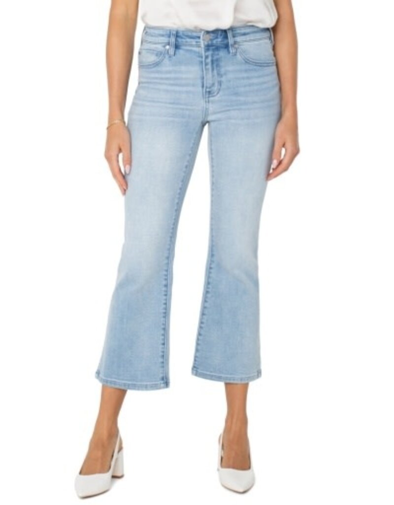Liverpool Los Angeles Liverpool Hannah Cropped Flare with Slit Hem Clarkdale 25.5" inseam