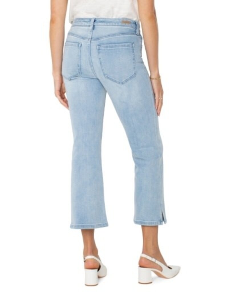 Liverpool Los Angeles Liverpool Hannah Cropped Flare with Slit Hem Clarkdale 25.5" inseam