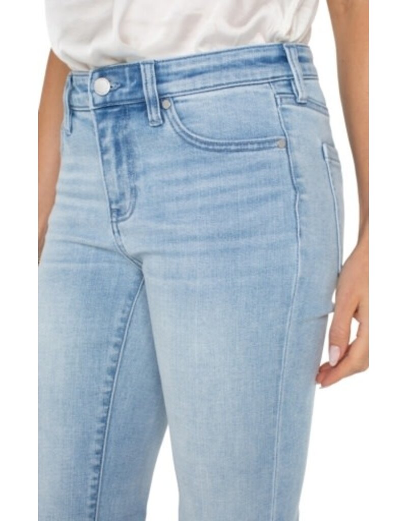 Liverpool Los Angeles Liverpool Hannah Cropped Flare with Slit Hem Clarkdale 25.5" inseam