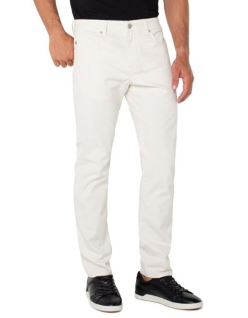 Liverpool Los Angeles Liverpool Kingston Modern Straight 30" Inseam Stone
