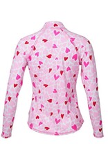 Jofit Jofit Long Sleeve UV Mock Sweetheart Print