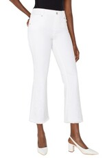 Liverpool Los Angeles Liverpool Gia Glider Crop Flare with Fray Hem 25.5" inseam