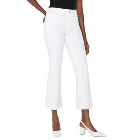 Liverpool Los Angeles Liverpool Gia Glider Crop Flare with Fray Hem 25.5" inseam