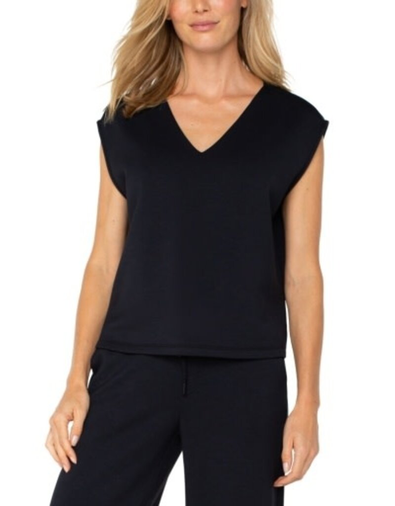 Liverpool Los Angeles Liverpool Dolman Sleeve V-Neck Top
