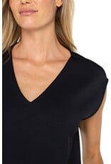 Liverpool Los Angeles Liverpool Dolman Sleeve V-Neck Top