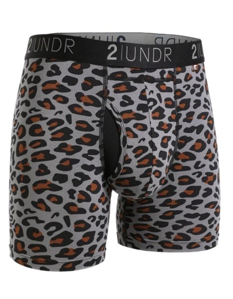 2UNDR 2UNDR Swing Shift Boxer Brief Leopard