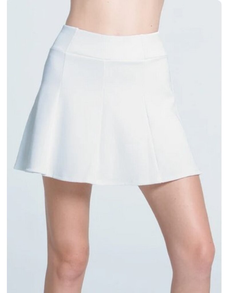 Lucky In Love Lucky in Love Match Play 15.5" Skort White