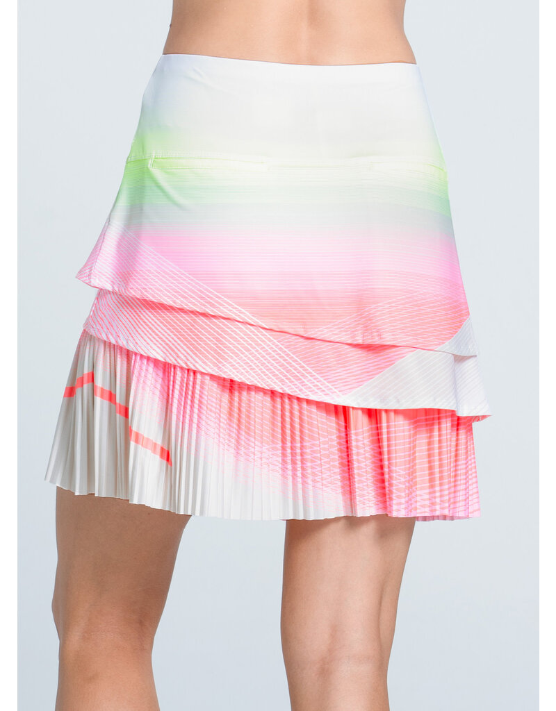 Lucky In Love Lucky In Love Sunset Spin 17.5" Pleated Skort