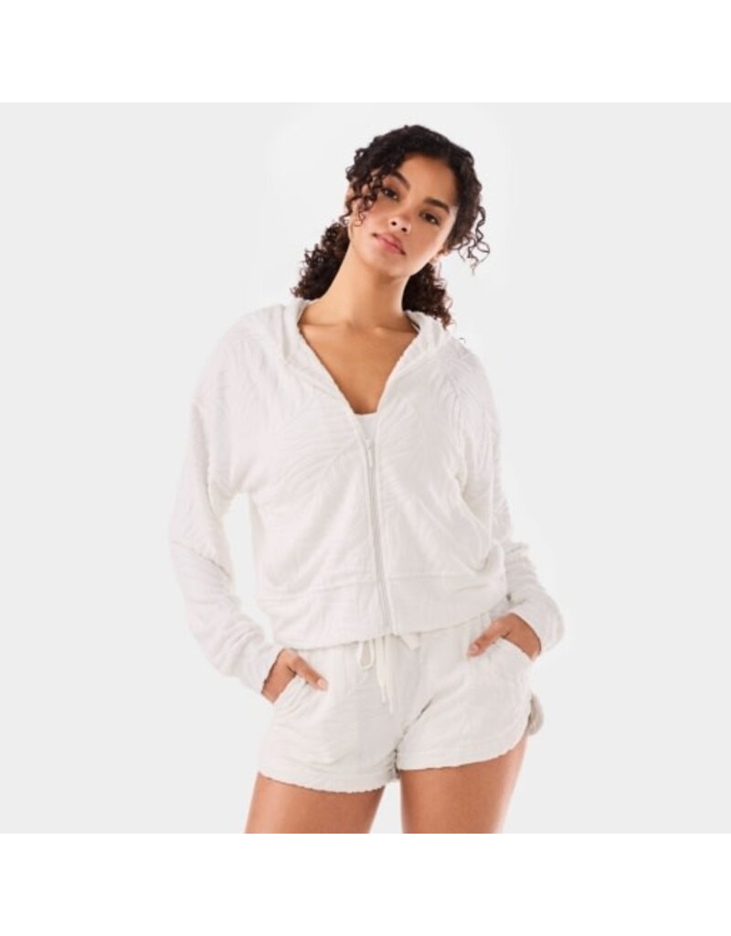 Thirty Three Threads Tavi Palm Terry Zip Hoodie