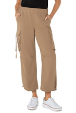 Liverpool Los Angeles Liverpool Cinch Hem Pull-on Parachute Cargo Pants 25.5in Palo Santo