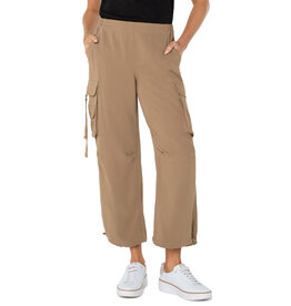 Liverpool Los Angeles Liverpool Cinch Hem Pull-on Parachute Cargo Pants 25.5in Palo Santo