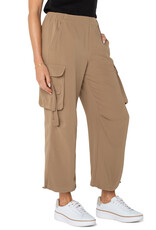 Liverpool Los Angeles Liverpool Cinch Hem Pull-on Parachute Cargo Pants 25.5in Palo Santo