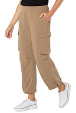 Liverpool Los Angeles Liverpool Cinch Hem Pull-on Parachute Cargo Pants 25.5in Palo Santo