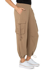 Liverpool Los Angeles Liverpool Cinch Hem Pull-on Parachute Cargo Pants 25.5in Palo Santo