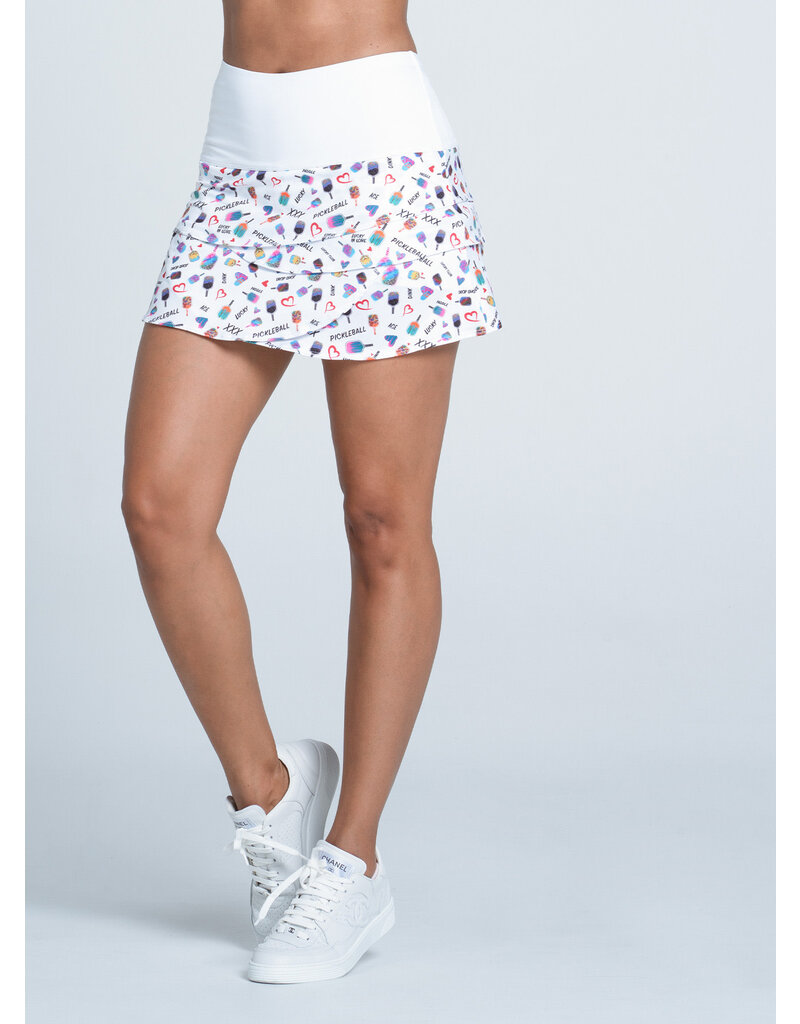 Lucky In Love Lucky In Love High Spirits Scallop Skort 14" Multi