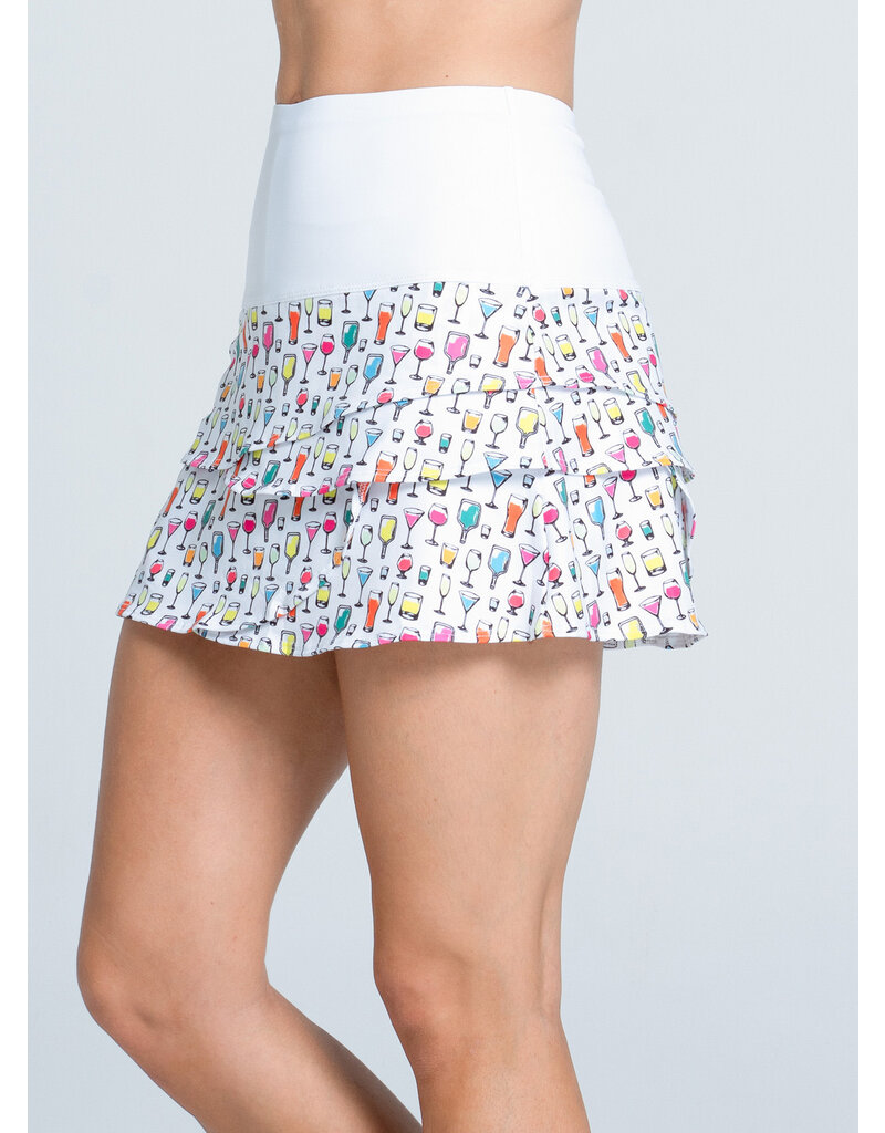 Lucky In Love Lucky In Love High Spirits Scallop Skort 14" Multi