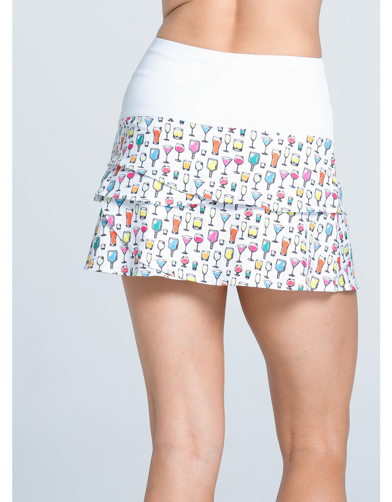 Lucky In Love Lucky In Love High Spirits Scallop Skort 14" Multi