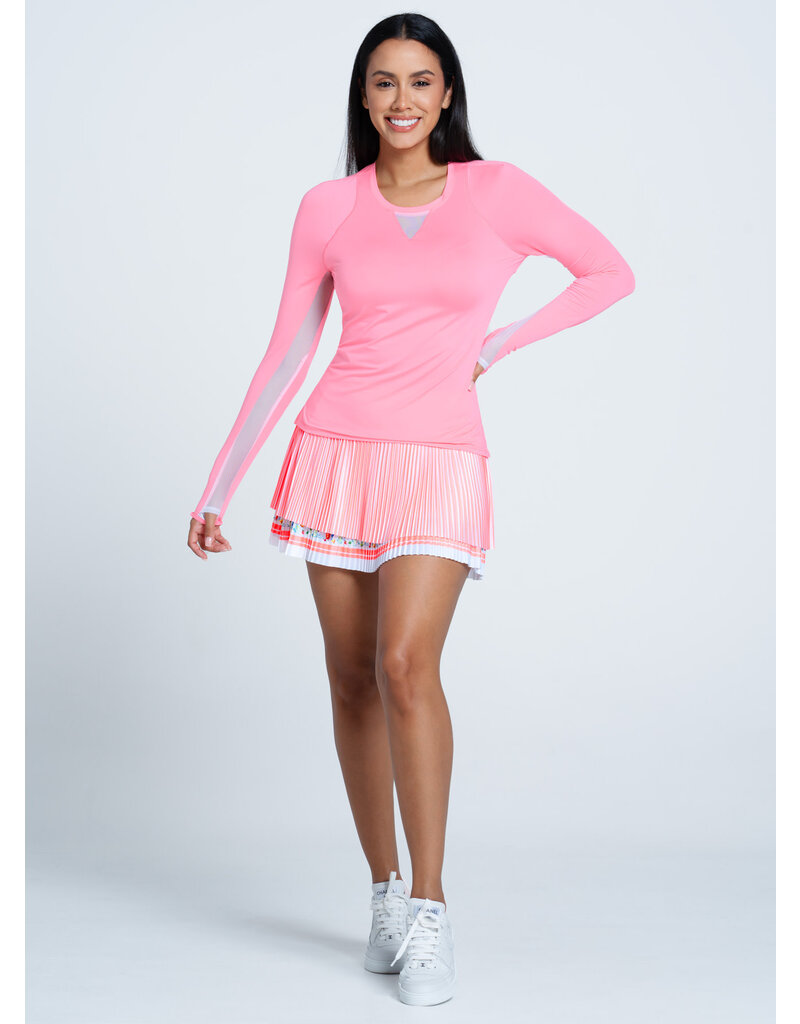 Lucky In Love Lucky In Love Cocktail Picnic Scallop Skort 14" Multi