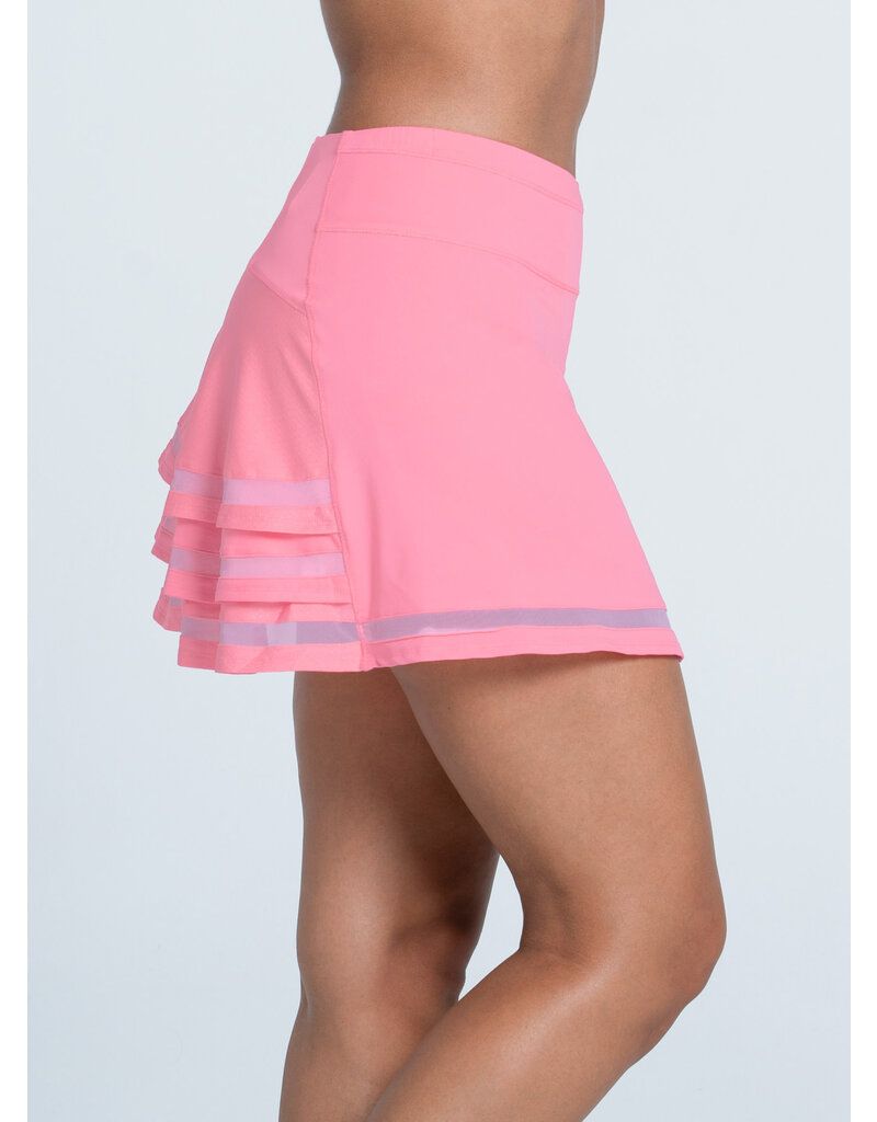 Lucky In Love Lucky In Love Hustle N Bustle Skort 14" Flamingo