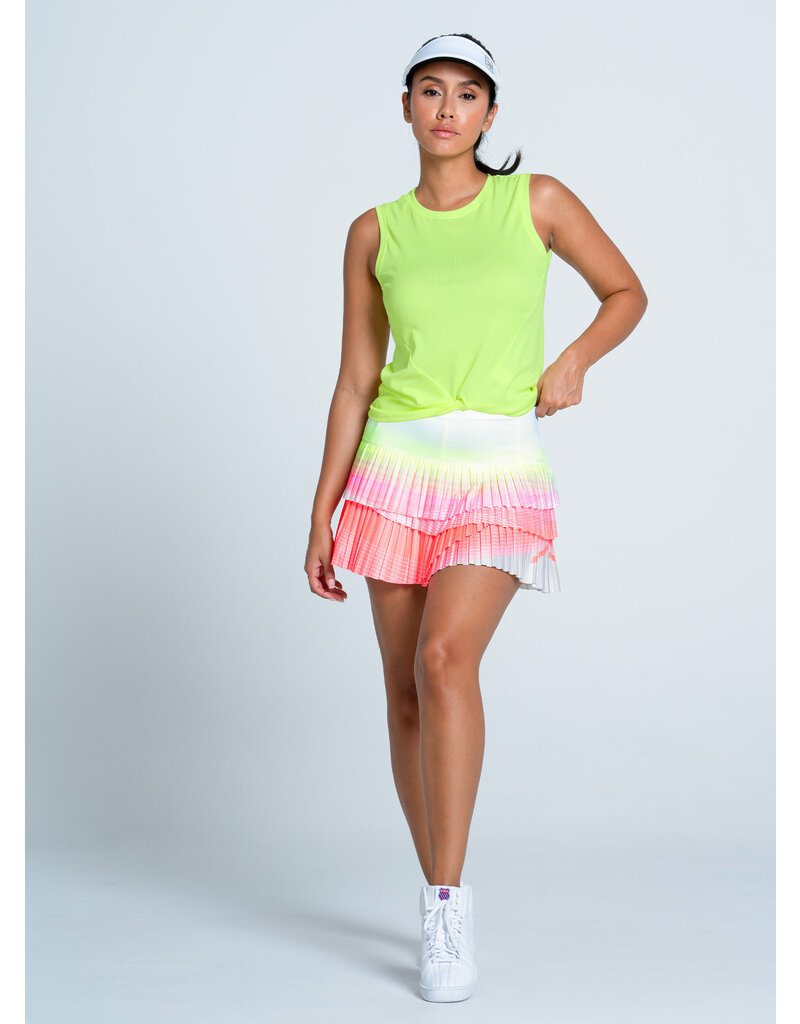 Lucky In Love Lucky In Love Twist Front Tank Lemon Frost