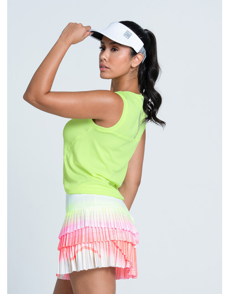 Lucky In Love Lucky In Love Twist Front Tank Lemon Frost