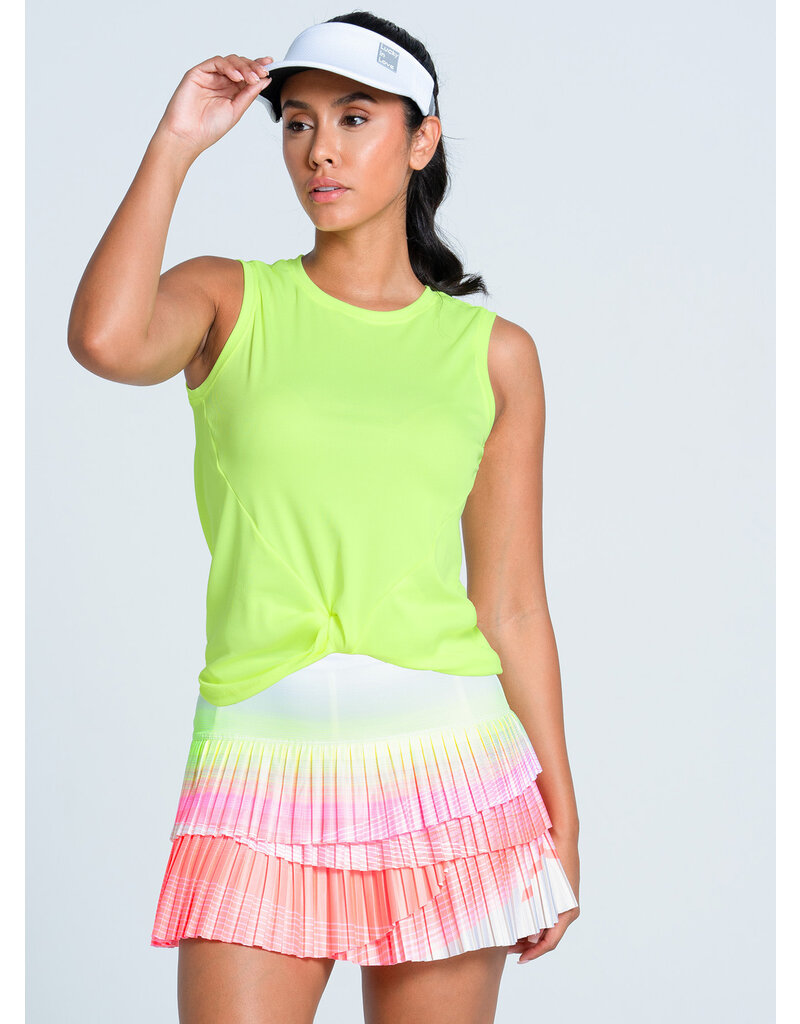 Lucky In Love Lucky In Love Twist Front Tank Lemon Frost