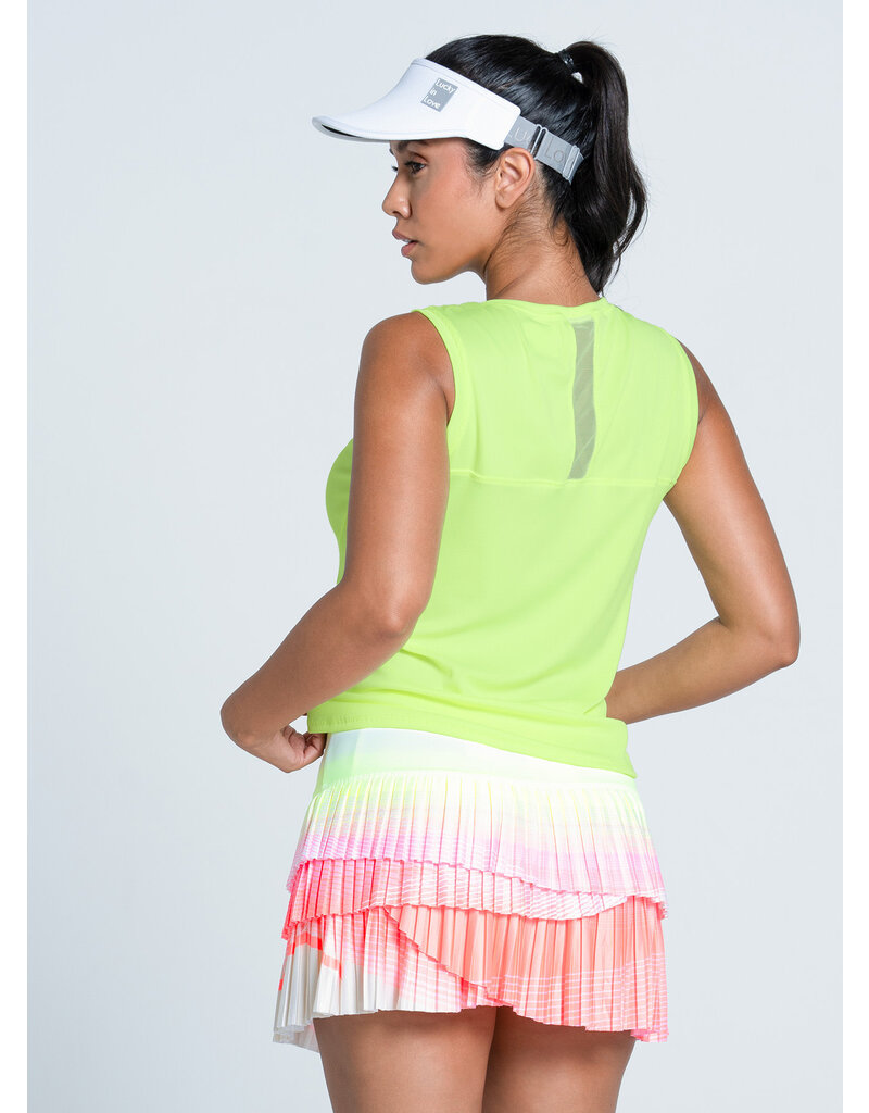 Lucky In Love Lucky In Love Twist Front Tank Lemon Frost