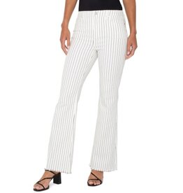 Liverpool Los Angeles Liverpool Hannah High Rise Flare with Fray Hem 32"