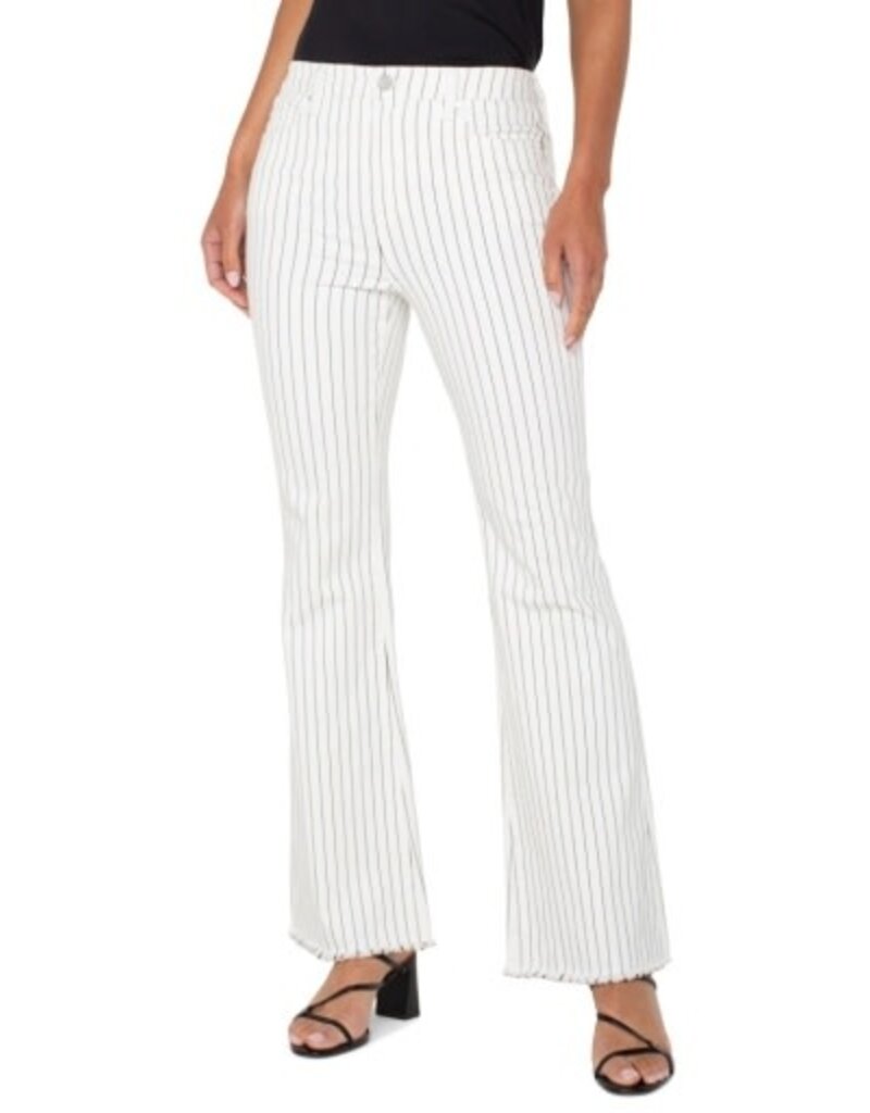 Liverpool Los Angeles Liverpool Hannah High Rise Flare with Fray Hem 32"