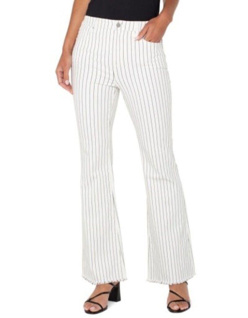 Liverpool Los Angeles Liverpool Hannah High Rise Flare with Fray Hem 32"