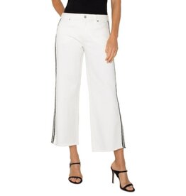 Liverpool Los Angeles Liverpool Stride High Rise Crop Wide with Cut Hem 26" ins