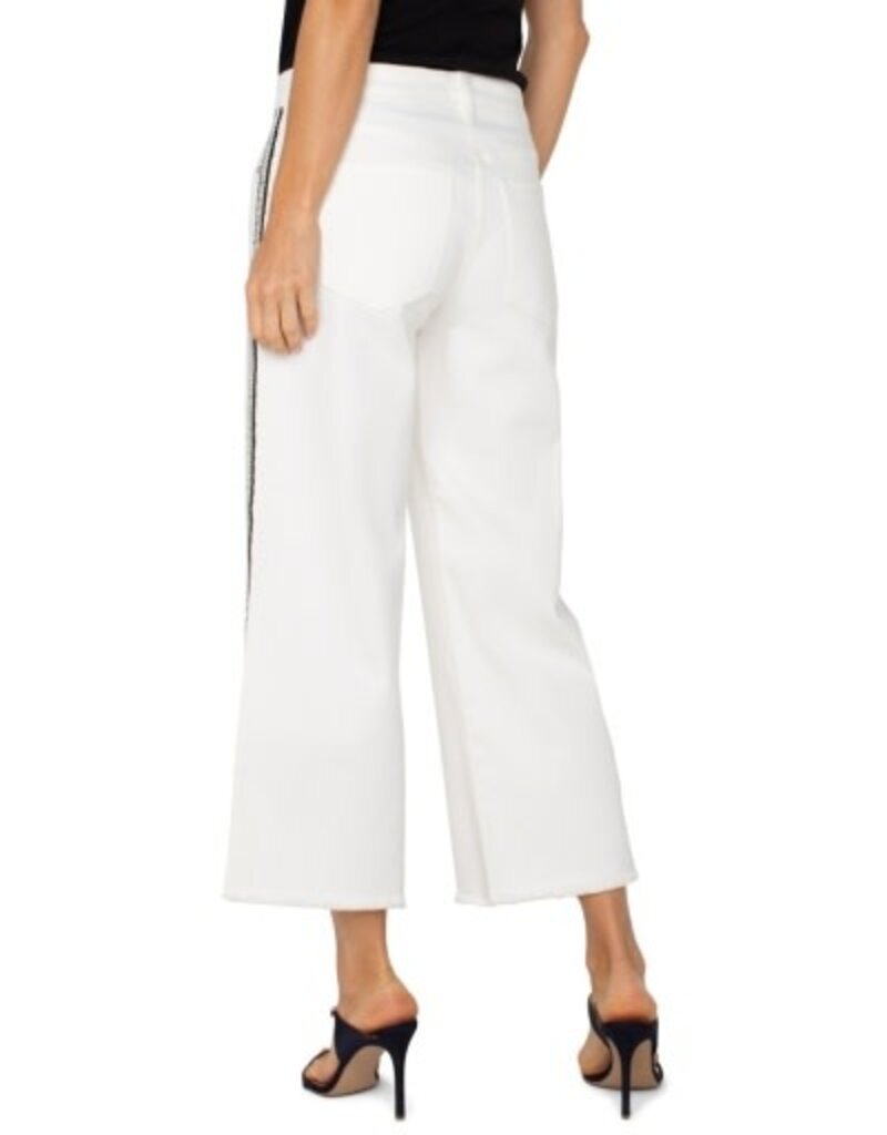 Liverpool Los Angeles Liverpool Stride High Rise Crop Wide with Cut Hem 26" ins