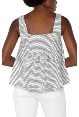Liverpool Los Angeles Liverpool Sleeveless Square Neck Knit Top