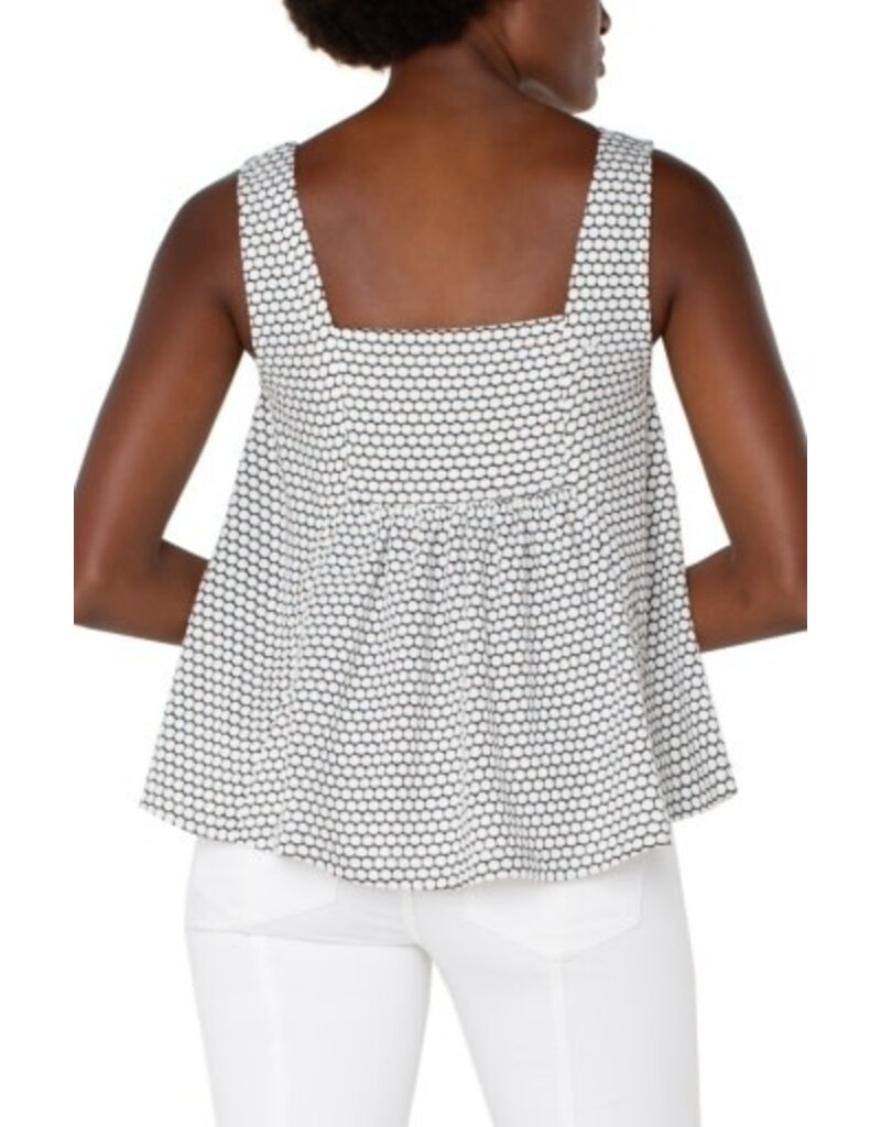 Liverpool Los Angeles Liverpool Sleeveless Square Neck Knit Top