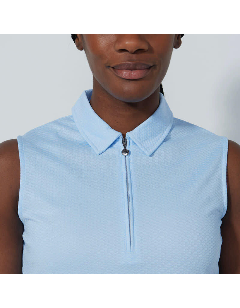 Daily Sports Daily Sports Peoria Sleeveless Polo Light Blue