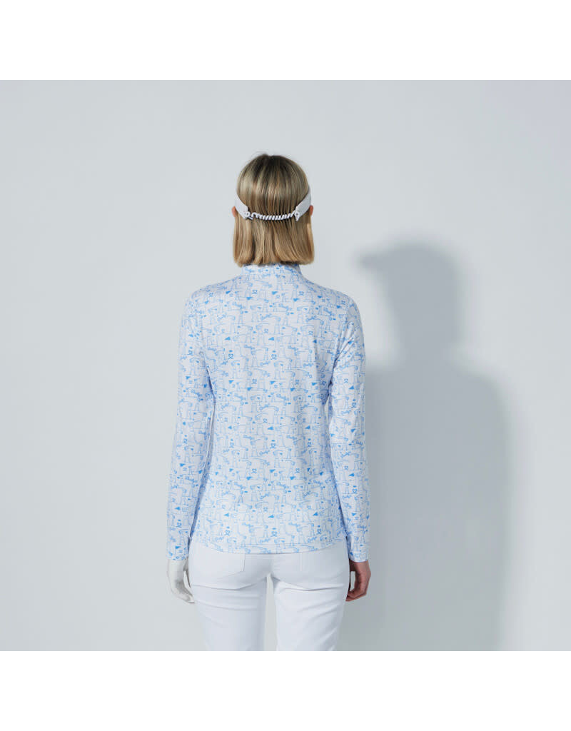 Daily Sports Daily Sports Tempo Long Sleeve Mock Neck Sky Blue