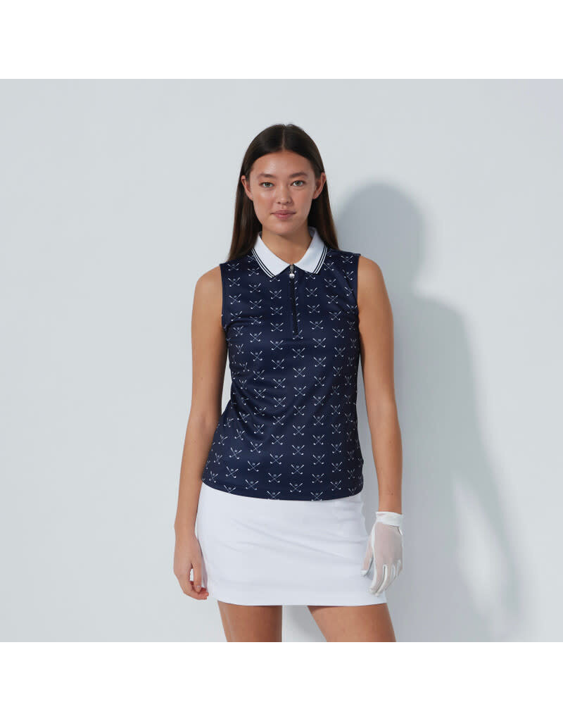 Daily Sports Daily Sports Clubs Sleeveless Polo Navy