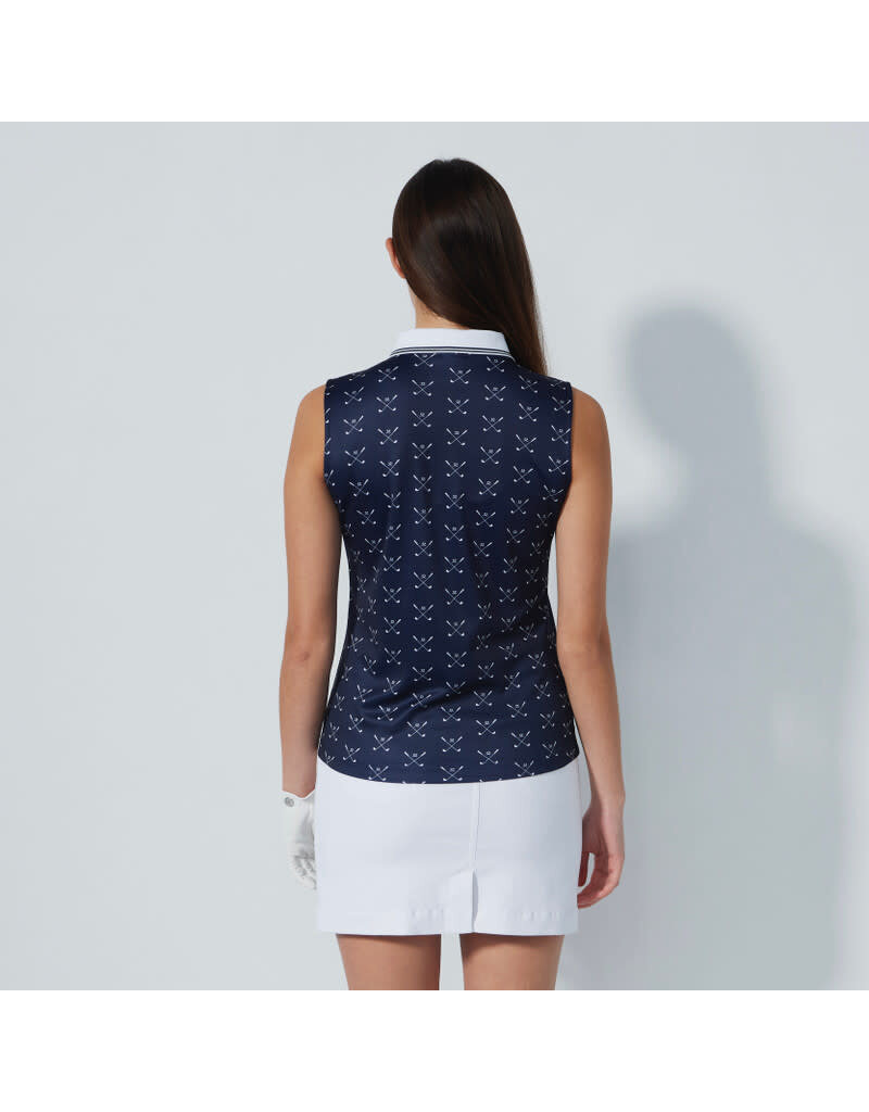 Daily Sports Daily Sports Clubs Sleeveless Polo Navy