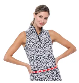 Belyn Key Belyn Key Mock Cutaway Sleeveless Penny Lane Daisy