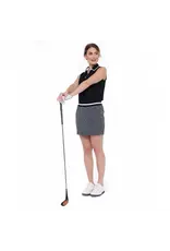 Belyn Key Belyn Key Birdie Sleeveless Polo Onyx Chalk