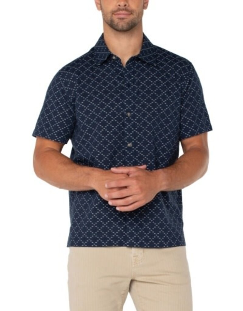Liverpool Los Angeles Liverpool Men's Short Sleeve Button Up Shirt