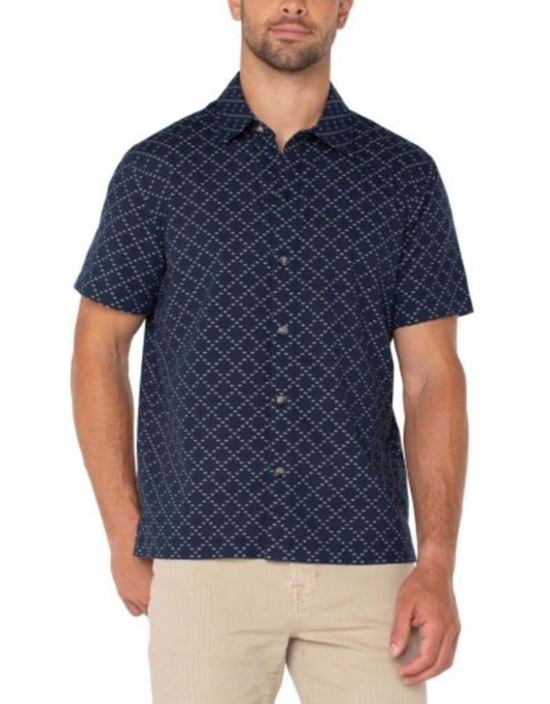 Liverpool Los Angeles Liverpool Men's Short Sleeve Button Up Shirt