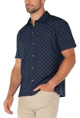 Liverpool Los Angeles Liverpool Men's Short Sleeve Button Up Shirt