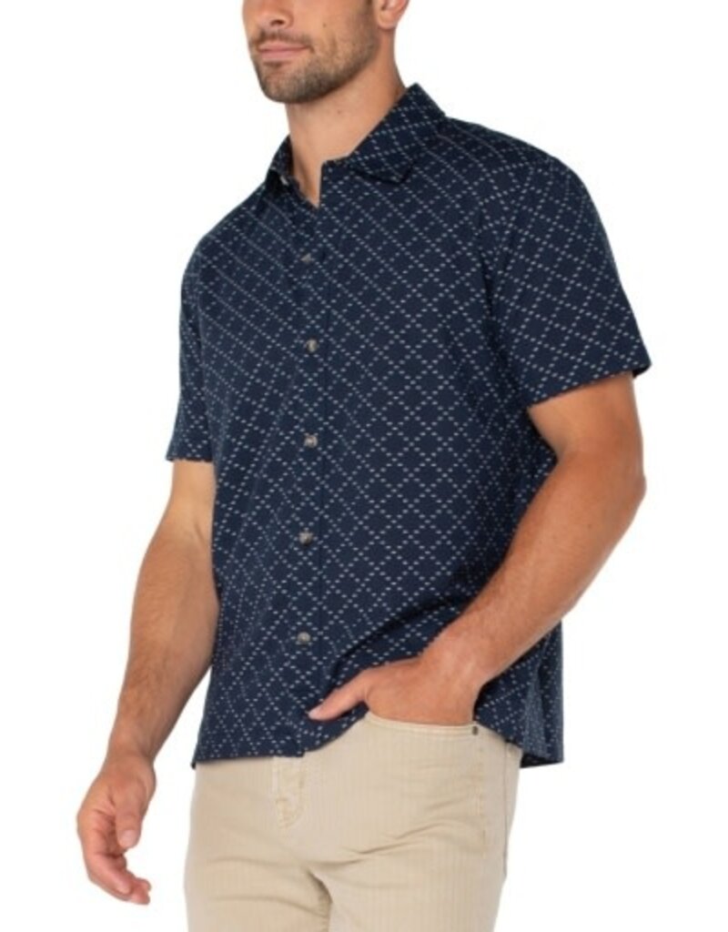 Liverpool Los Angeles Liverpool Men's Short Sleeve Button Up Shirt