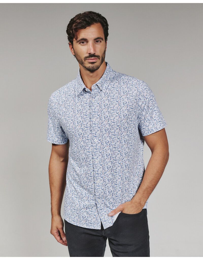 7 Diamonds 7 Diamonds Mercer Short Sleeve Button Down Shirt