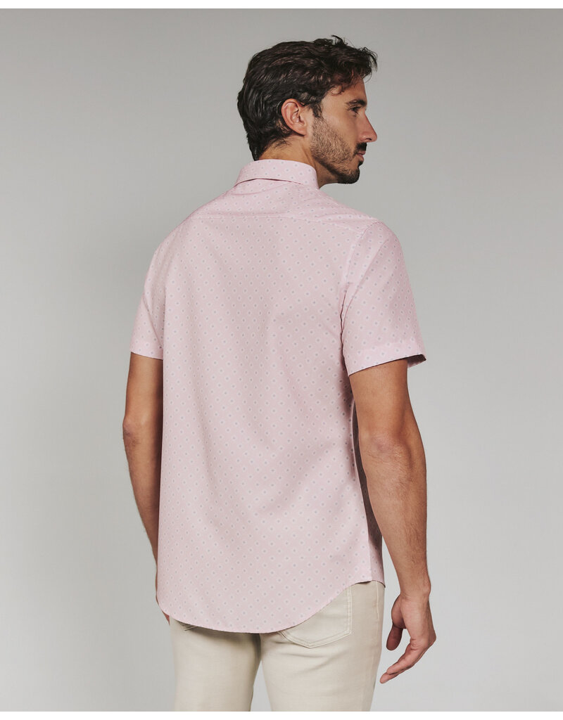7 Diamonds 7 Diamonds Kanan Short Sleeve Shirt Rose