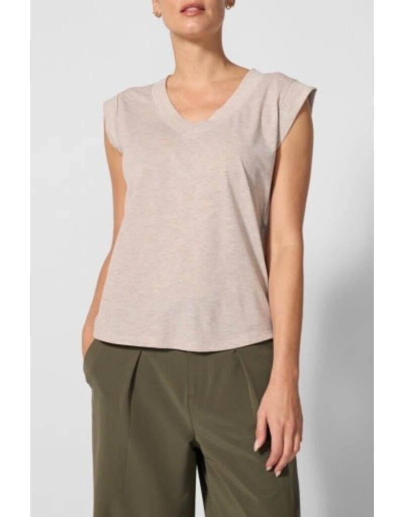 MPG Sport MPG Sport Dynamic V-Neck Cap Sleeve T-shirt