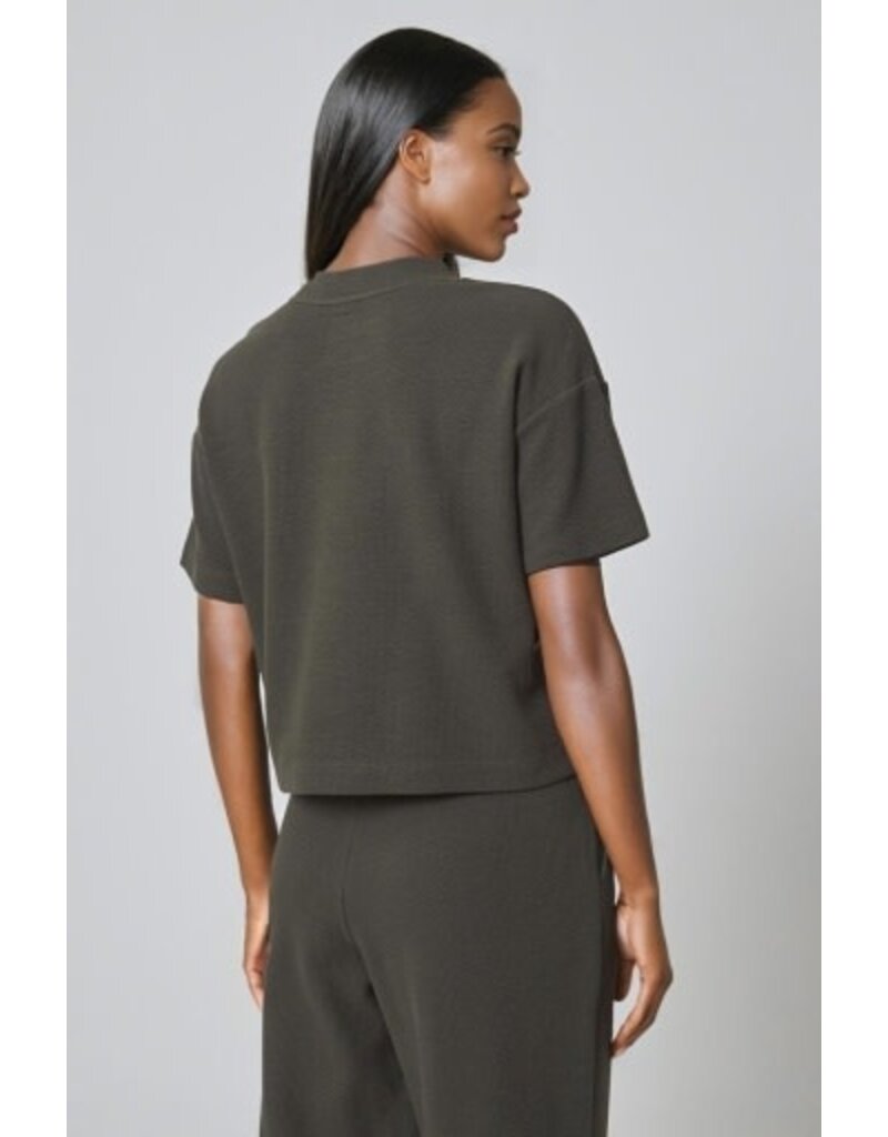 MPG Sport MPG Sport Solace Textured Short Sleeve Sweatshirt