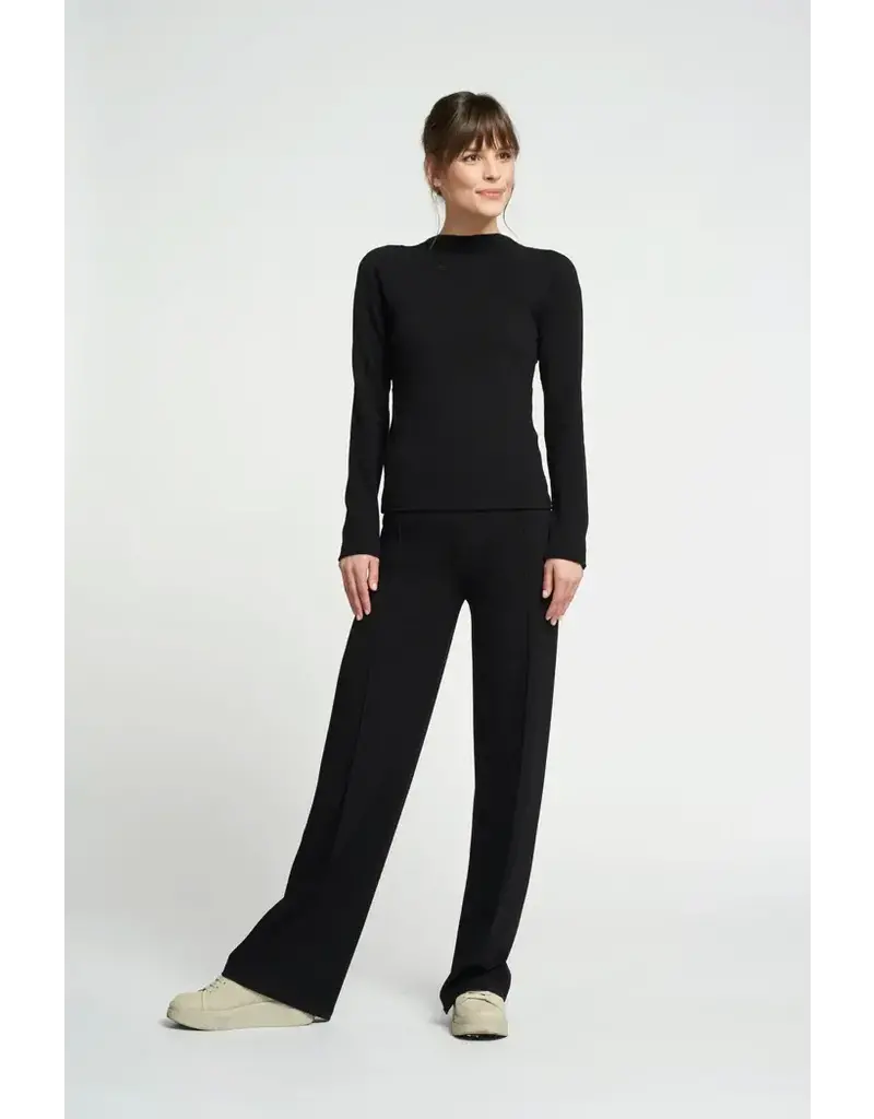Lune Lune Forest Essentiel Pintuck Flare Pants Black
