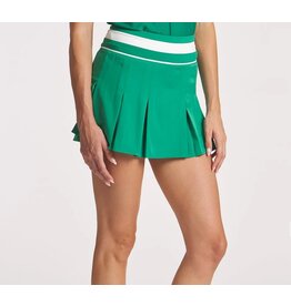 Thrive Societe Thrive Societe Varsity Inset Pleated Skort Fern